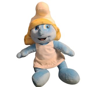 Build-a-Bear The Smurfs Plush Smurfette Girl in White Dress 2011